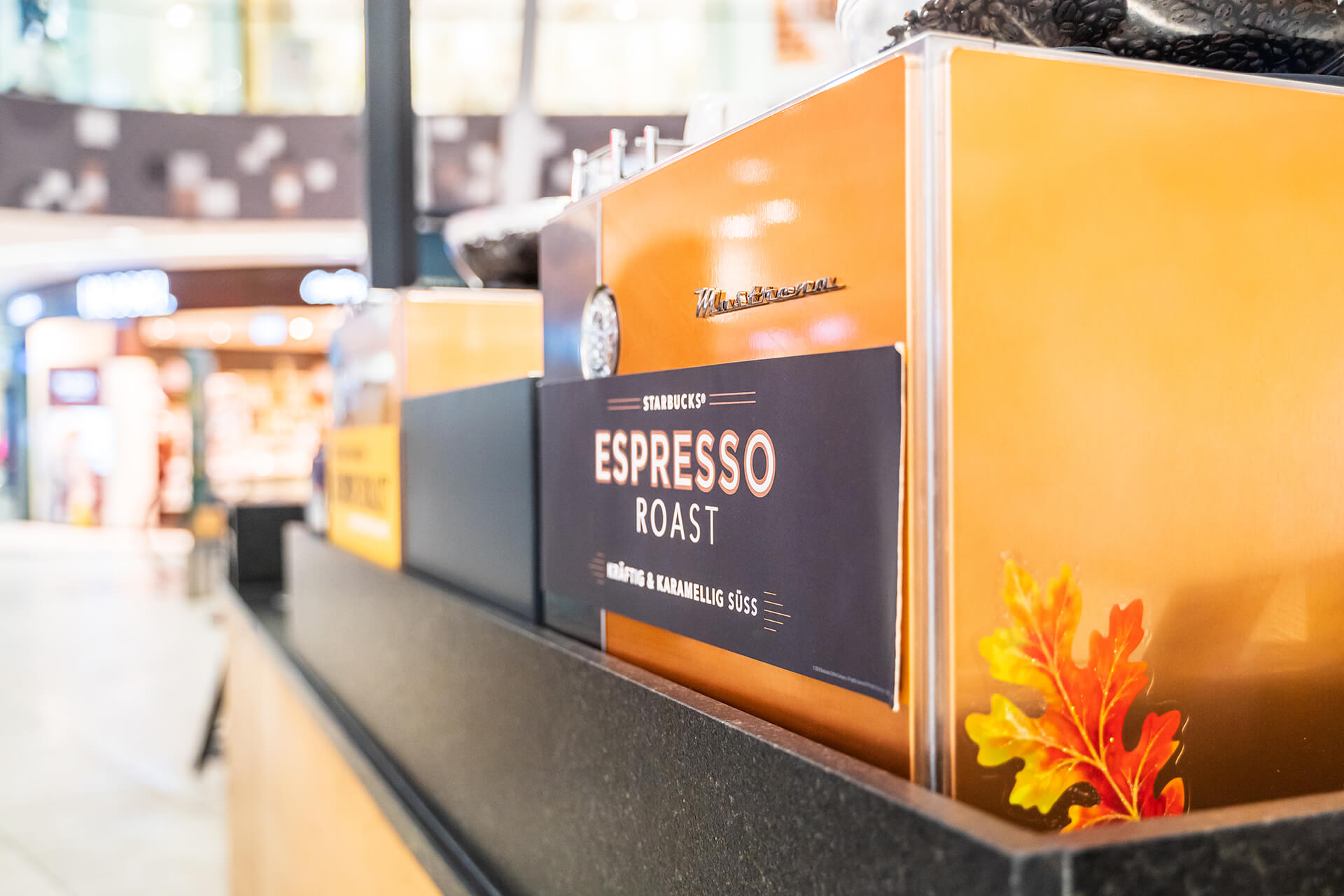 Starbucks Stuttgart Nahaufnahme von Kaffeemaschine