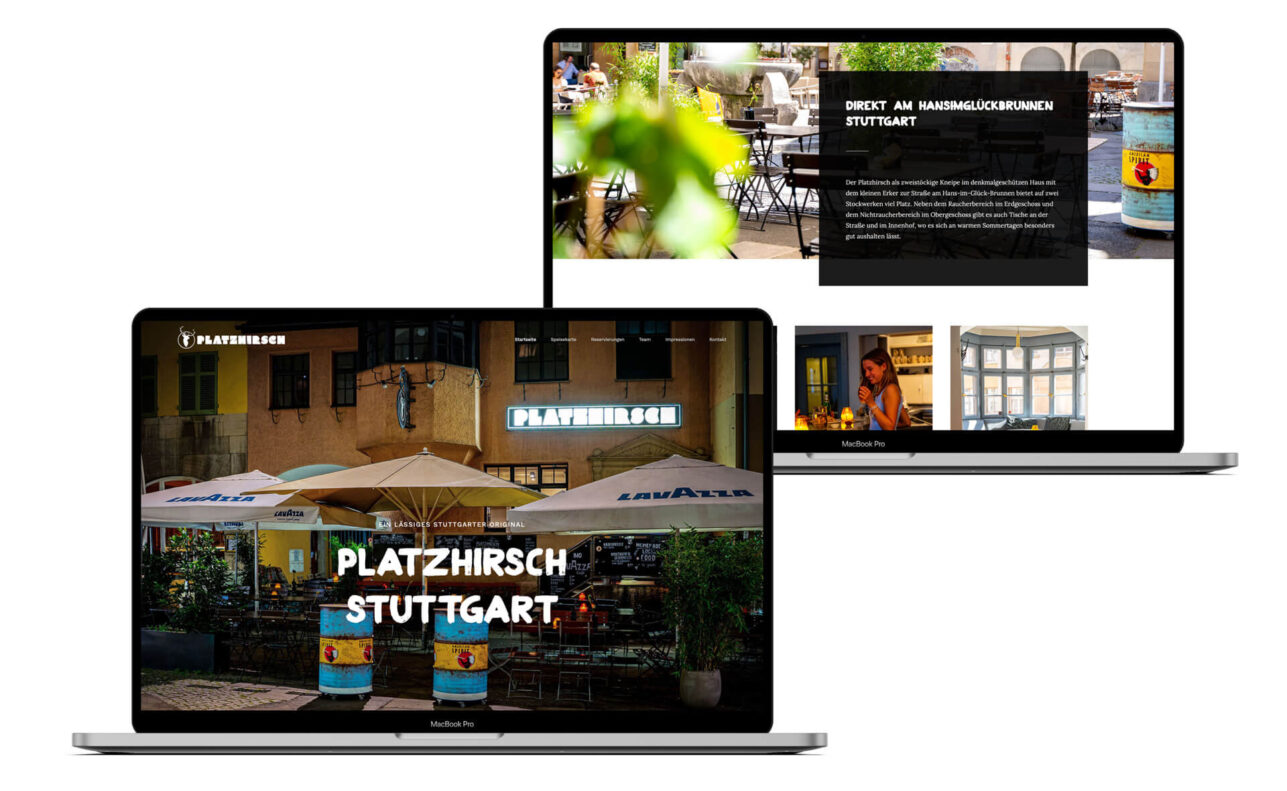 Platzhirsch Stuttgart Website